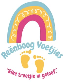 Reënboog Voetjies logo