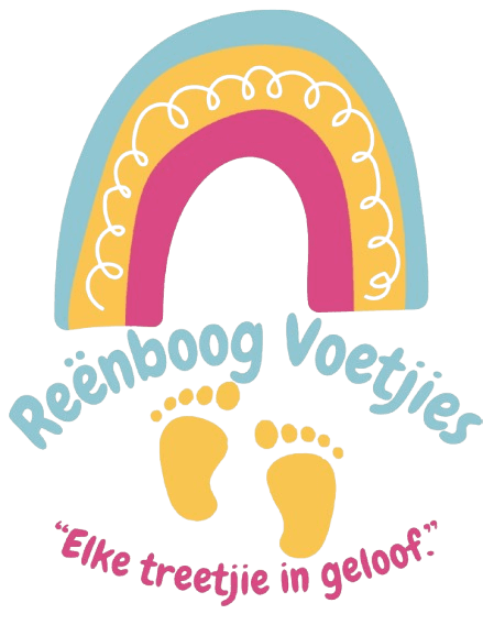 Reënboog Voetjies hooflogo