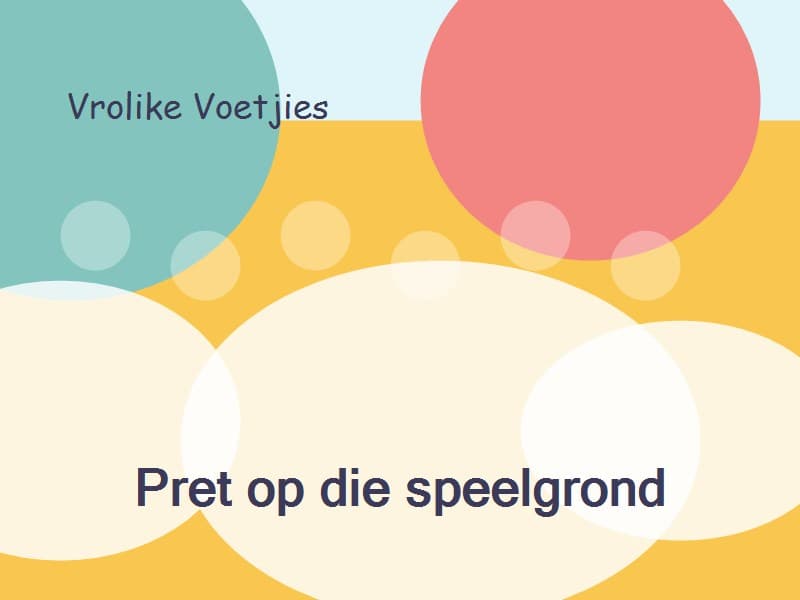 Speeltyd onder die son